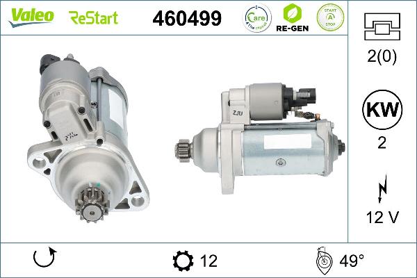 VALEO 460499 - Démarreur droxauto.com