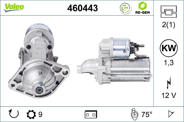 VALEO 460443 - Démarreur droxauto.com