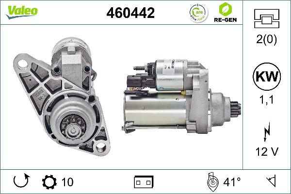 VALEO 460442 - Démarreur droxauto.com