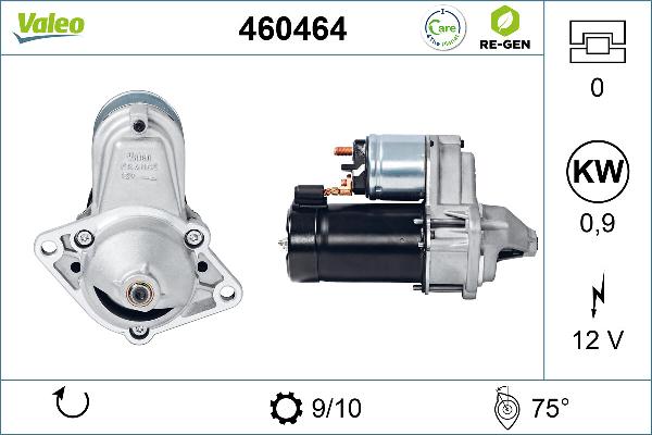 VALEO 460464 - Démarreur droxauto.com