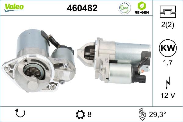VALEO 460482 - Démarreur droxauto.com