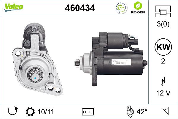 VALEO 460434 - Démarreur droxauto.com