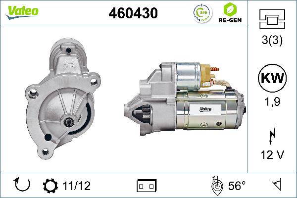 VALEO 460430 - Démarreur droxauto.com