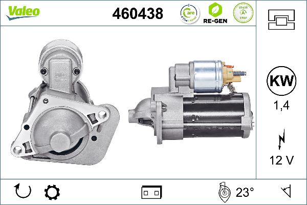 VALEO 460438 - Démarreur droxauto.com