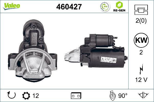 VALEO 460427 - Démarreur droxauto.com