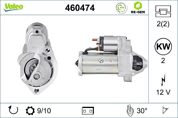 VALEO 460474 - Démarreur droxauto.com