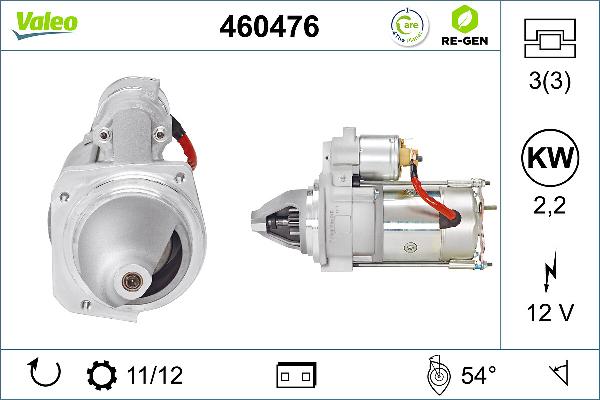 VALEO 460476 - Démarreur droxauto.com