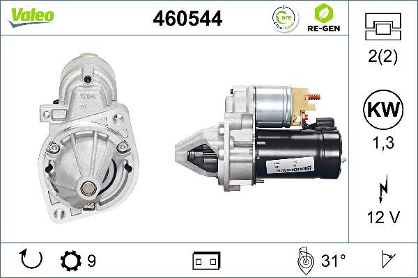 VALEO 460544 - Démarreur droxauto.com