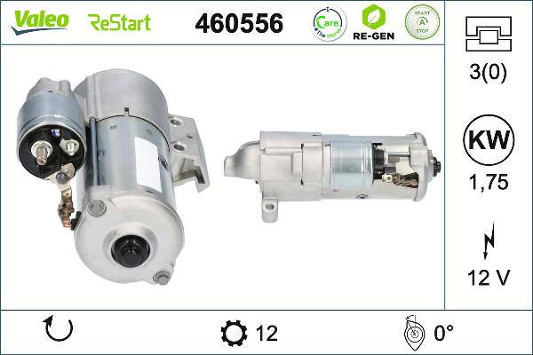 VALEO 460556 - Démarreur droxauto.com
