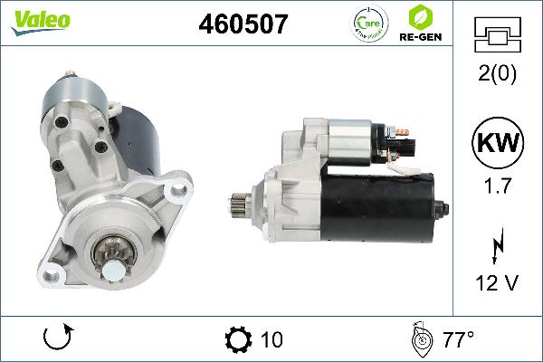 VALEO 460507 - Démarreur droxauto.com