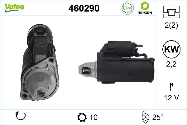 VALEO 460290 - Démarreur droxauto.com