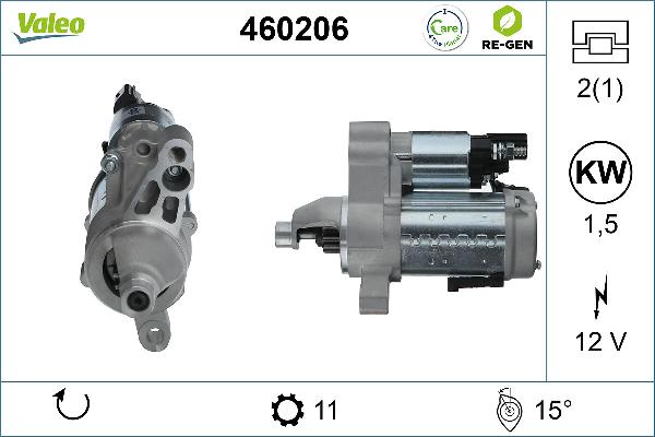 VALEO 460206 - Démarreur droxauto.com