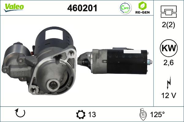 VALEO 460201 - Démarreur droxauto.com