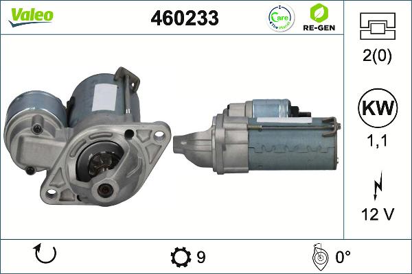 VALEO 460233 - Démarreur droxauto.com
