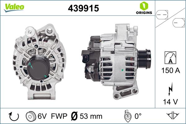 VALEO 439915 - Alternateur droxauto.com