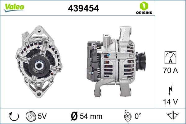 VALEO 439454 - Alternateur droxauto.com