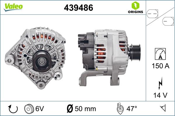 VALEO 439486 - Alternateur droxauto.com
