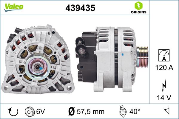 VALEO 439435 - Alternateur droxauto.com