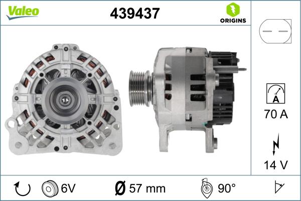 VALEO 439437 - Alternateur droxauto.com