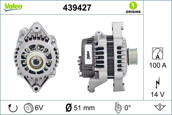 VALEO 439427 - Alternateur droxauto.com