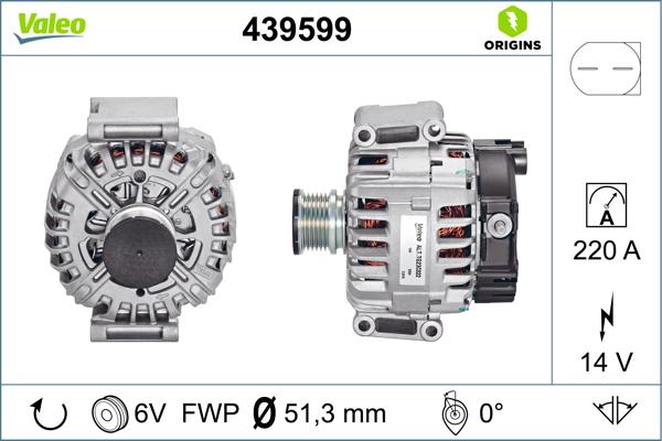 VALEO 439599 - Alternateur droxauto.com