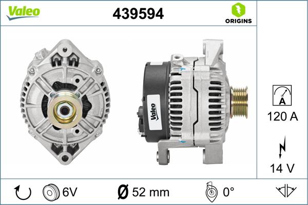 VALEO 439594 - Alternateur droxauto.com