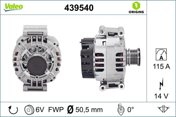 VALEO 439540 - Alternateur droxauto.com