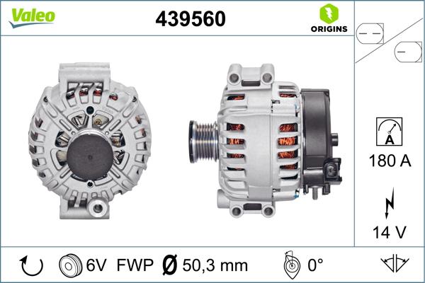 VALEO 439560 - Alternateur droxauto.com