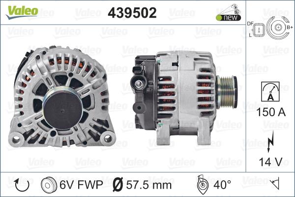 VALEO 439502 - Alternateur droxauto.com