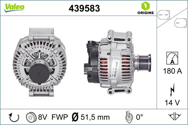 VALEO 439583 - Alternateur droxauto.com