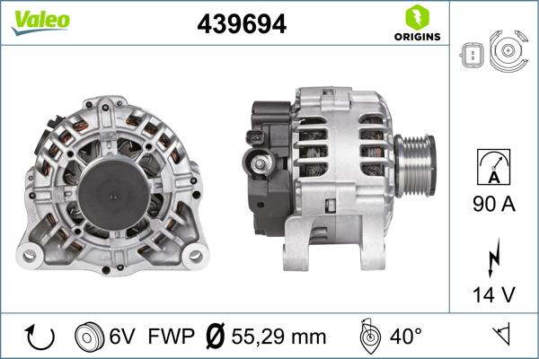 VALEO 439694 - Alternateur droxauto.com