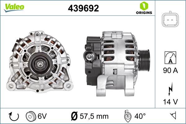VALEO 439692 - Alternateur droxauto.com