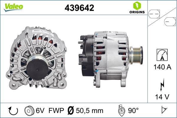 VALEO 439642 - Alternateur droxauto.com