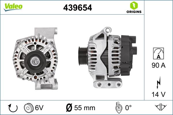 VALEO 439654 - Alternateur droxauto.com