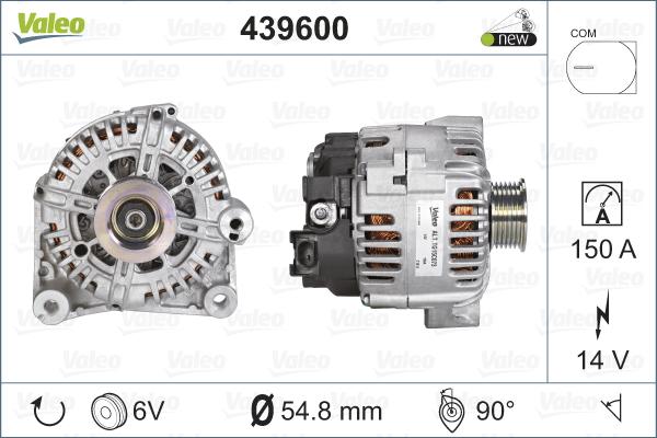 VALEO 439600 - Alternateur droxauto.com