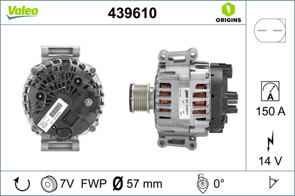 VALEO 439610 - Alternateur droxauto.com