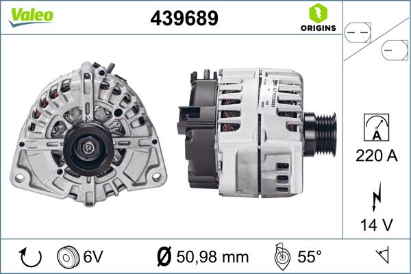 VALEO 439689 - Alternateur droxauto.com