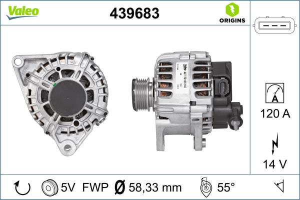 VALEO 439683 - Alternateur droxauto.com