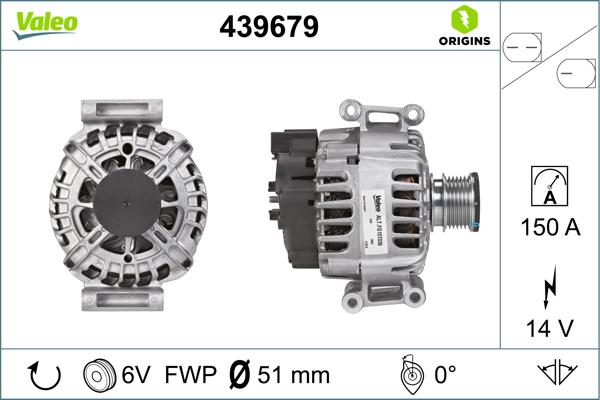 VALEO 439679 - Alternateur droxauto.com