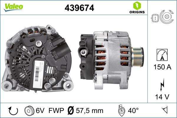 VALEO 439674 - Alternateur droxauto.com