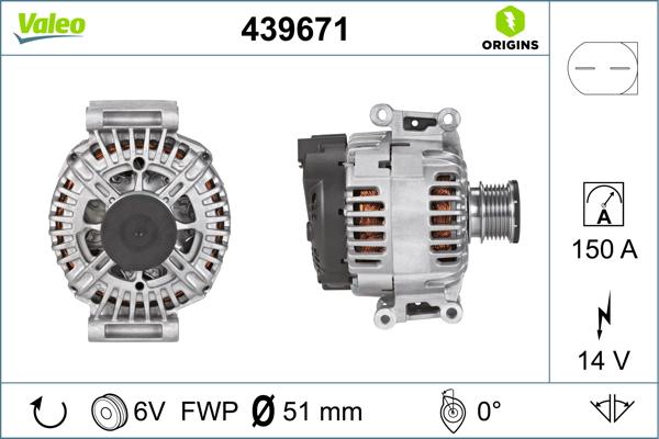 VALEO 439671 - Alternateur droxauto.com