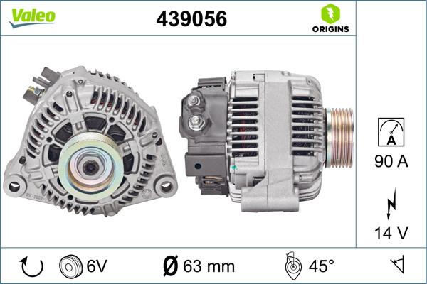 VALEO 439056 - Alternateur droxauto.com