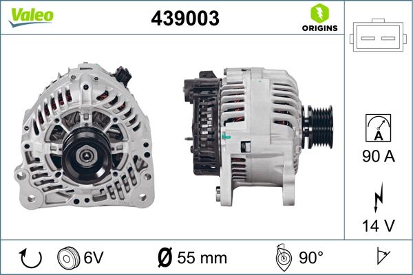 VALEO 439003 - Alternateur droxauto.com