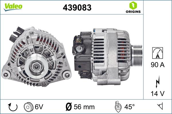 VALEO 439083 - Alternateur droxauto.com