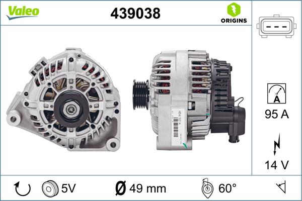 VALEO 439038 - Alternateur droxauto.com
