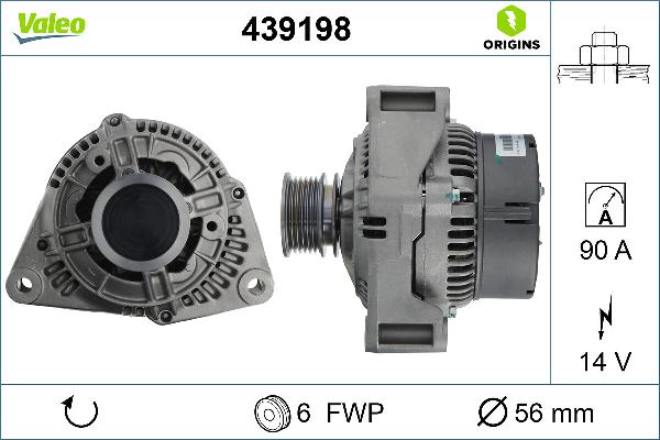 VALEO 439198 - Alternateur droxauto.com