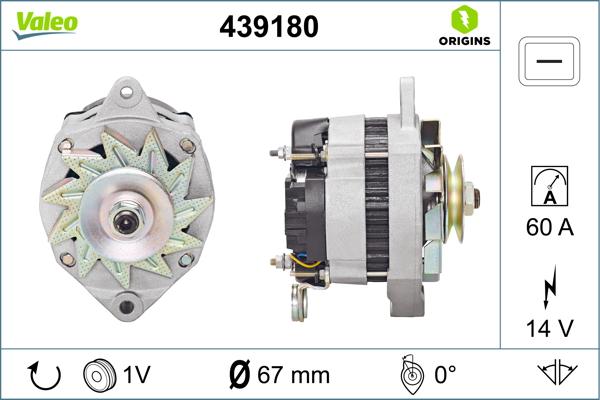 VALEO 439180 - Alternateur droxauto.com