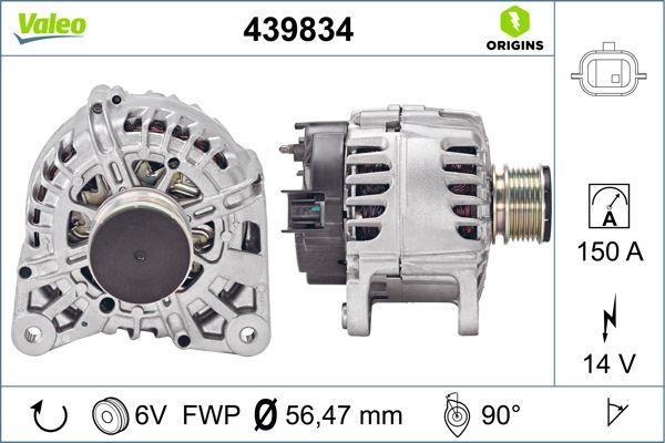 VALEO 439834 - Alternateur droxauto.com