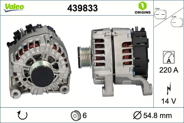 VALEO 439833 - Alternateur droxauto.com