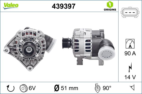 VALEO 439397 - Alternateur droxauto.com
